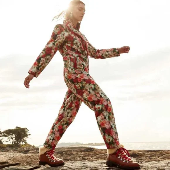 New XS S XL J Crew puffer snowsuit with Primaloft Liberty Hazy Days floral - Picture 13 of 16